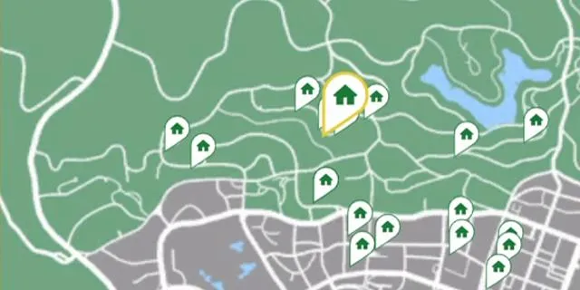 2866 Hillcrest Avenue - Map Location in GTA Online 2866 Hillcrest Avenue - Map Location in GTA Online