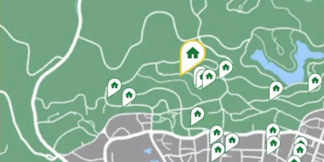 2874 Hillcrest Avenue - Map Location in GTA Online 2874 Hillcrest Avenue - Map Location in GTA Online