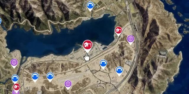 Sandy Shores Clubhouse - Map Location in GTA Online