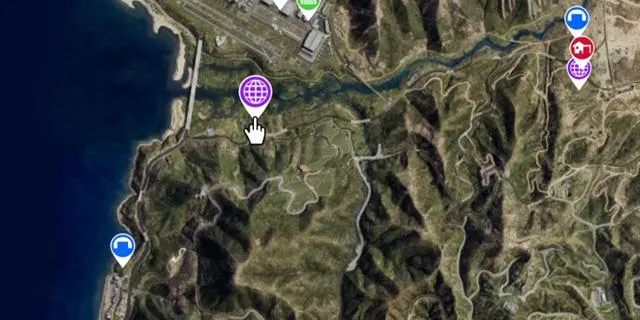 Lago Zancudo Facility - Map Location in GTA Online