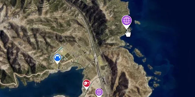 Mount Gordo Facility - Map Location in GTA Online