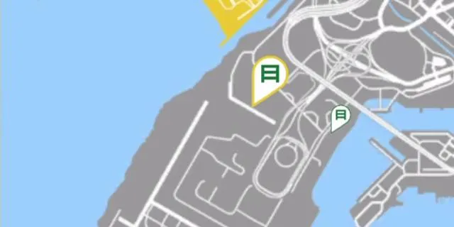 Greenwich Parkway, Unit 76 - Map Location in GTA Online