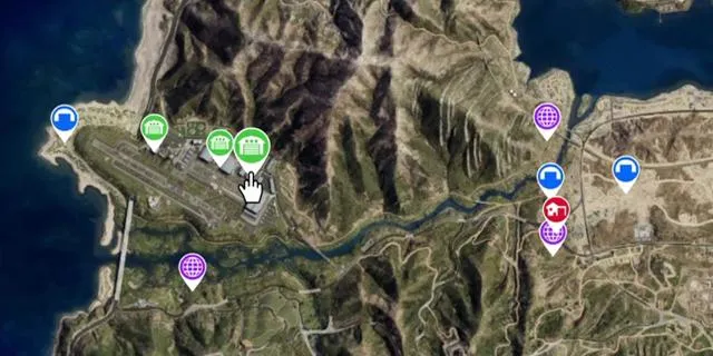 Fort Zancudo Hangar 3497 - Map Location in GTA Online Fort Zancudo Hangar 3497 - Map Location in GTA Online