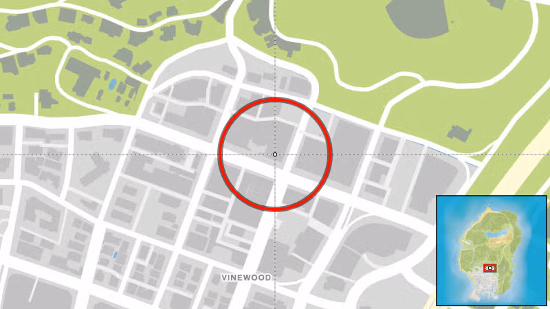 Doppler Cinema - Map Location in GTA V