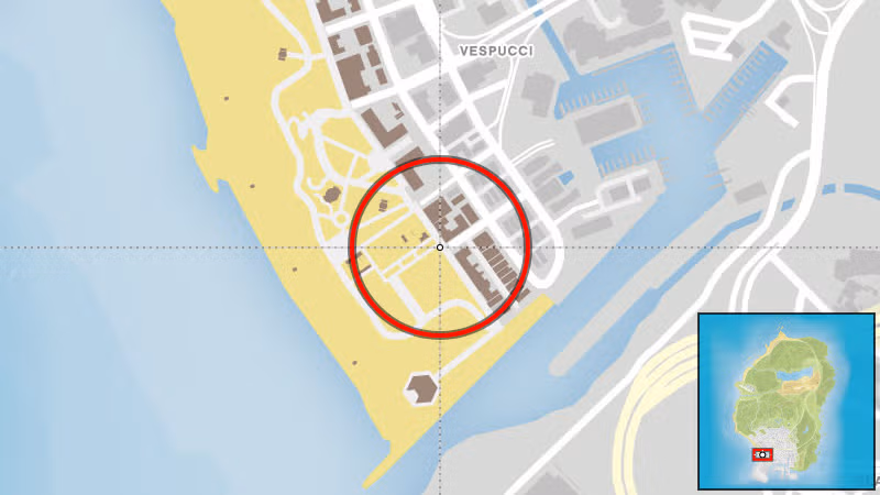 Smoke on the Water - Map Location in GTA V