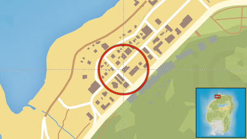 The Hen House - Map Location in GTA V