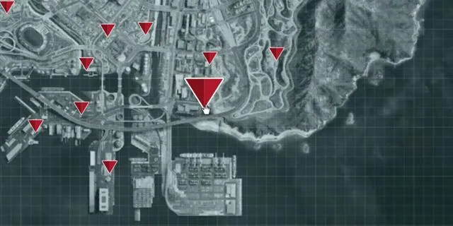 Cypress Warehouses - Map Location in GTA Online