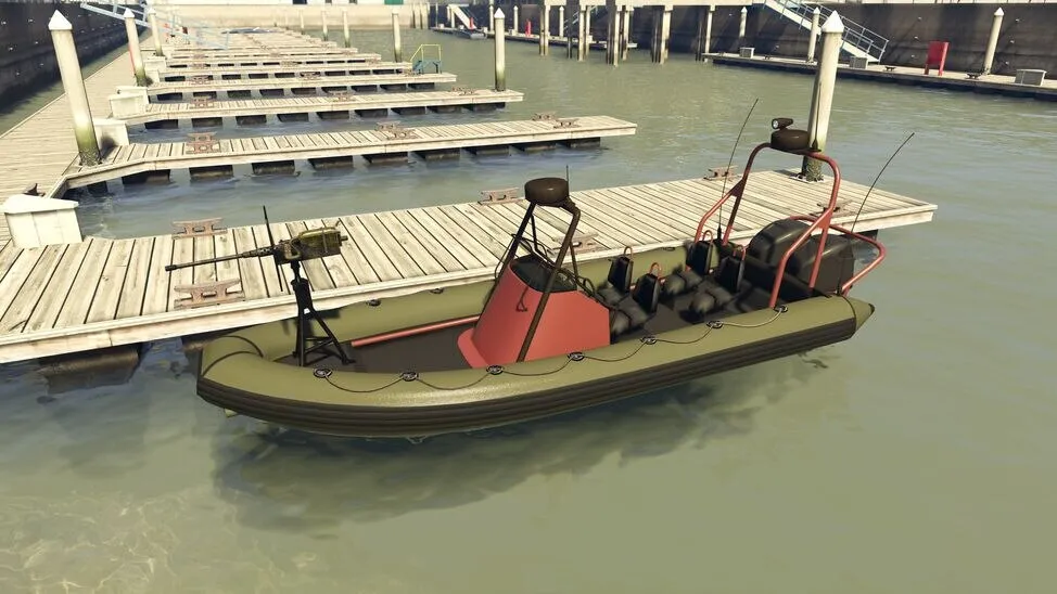 GTA 5 Best Boats - Weaponized Dinghy