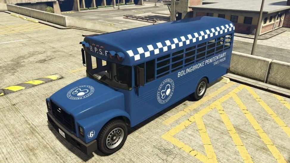 Police Prison Bus - GTA 5 Vehicle