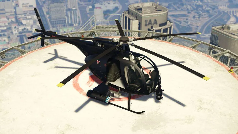 Nagasaki Buzzard Attack Chopper - GTA 5 Vehicle