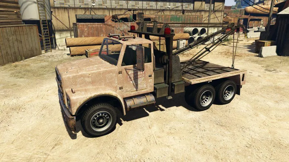 GTA 5 Best Utility Vehicles - Tow Truck (Large)