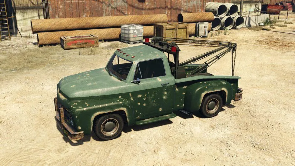 GTA 5 Best Utility Vehicles - Tow Truck (Small)
