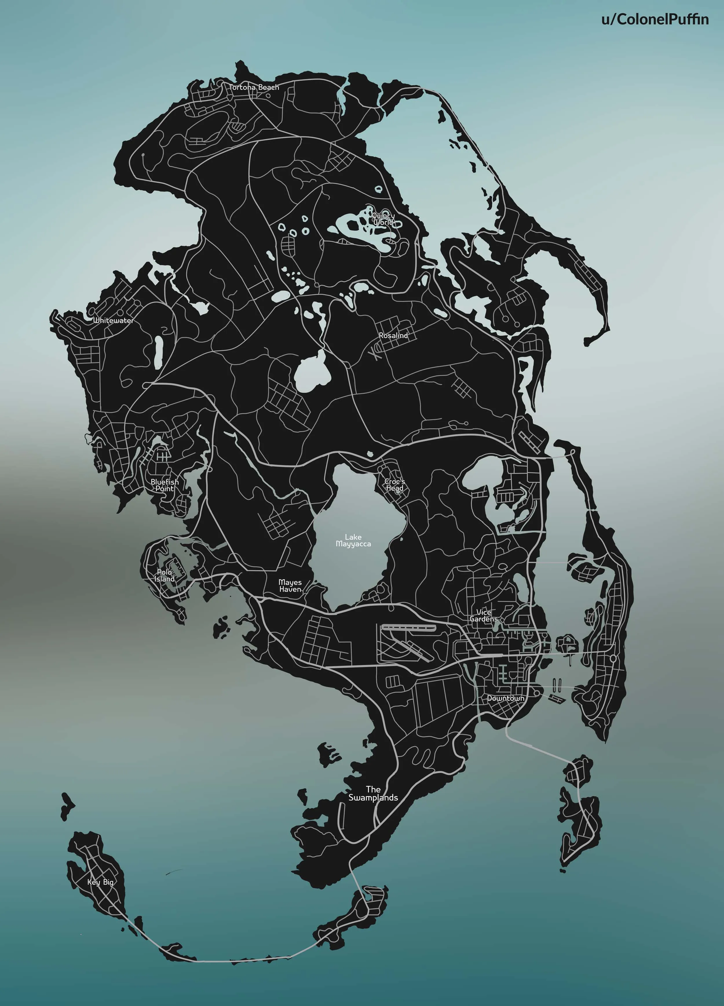 gta 6 map leak - vice city 2021 leaked map hd