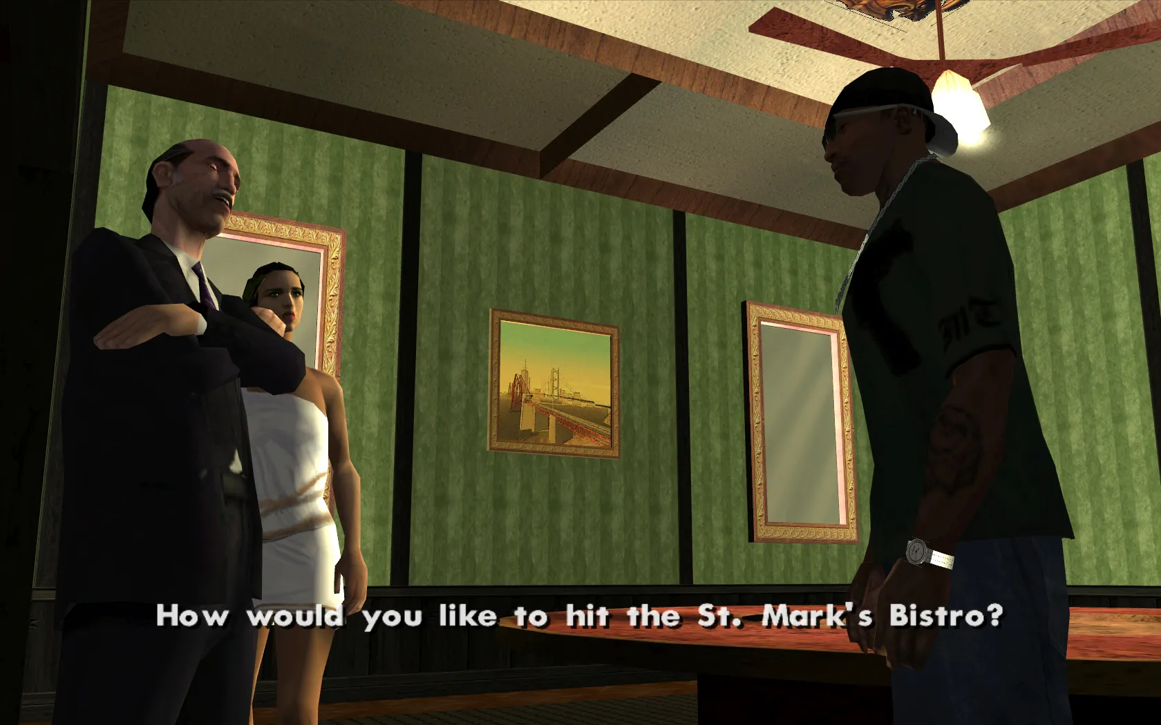 Saint Mark's Bistro - GTA San Andreas Mission Guide & Walkthrough