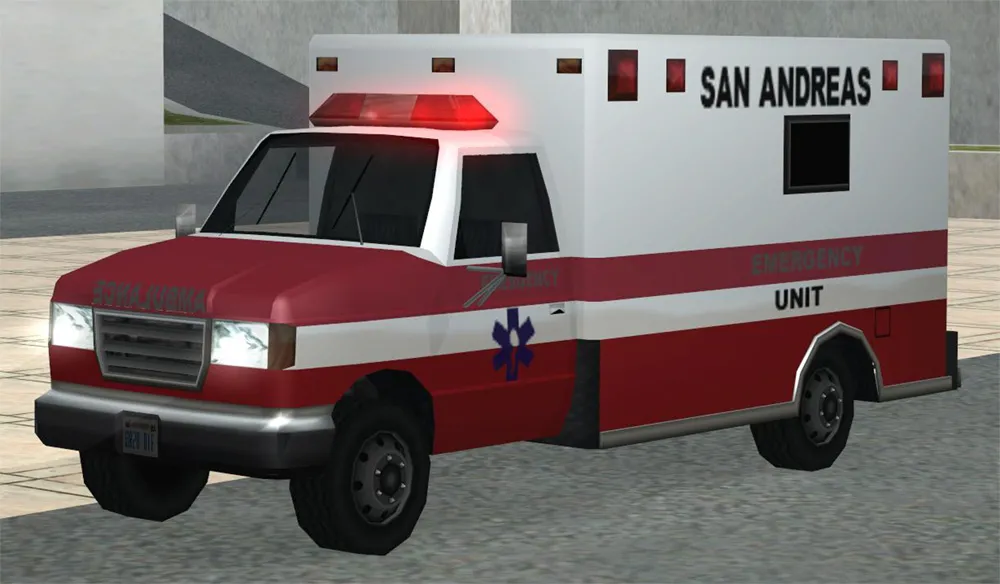 Ambulance - GTA San Andreas Vehicle