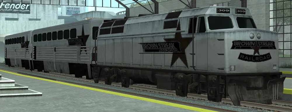 Brown Streak (Train) - GTA San Andreas Vehicle