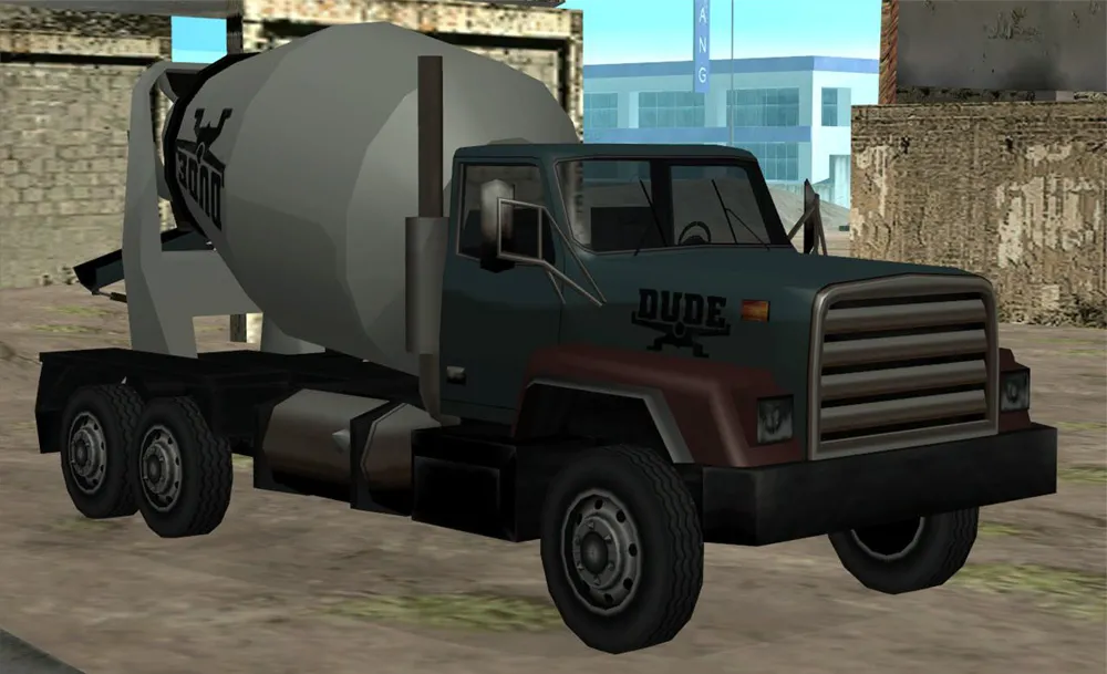 Cement Truck - GTA San Andreas Vehicle