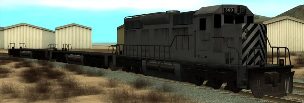 Freight (Train) - GTA San Andreas Vehicle