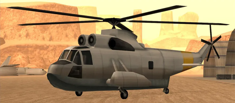 GTA San Andreas - Como pegar (e salvar) o Helicóptero CARGOBOB no