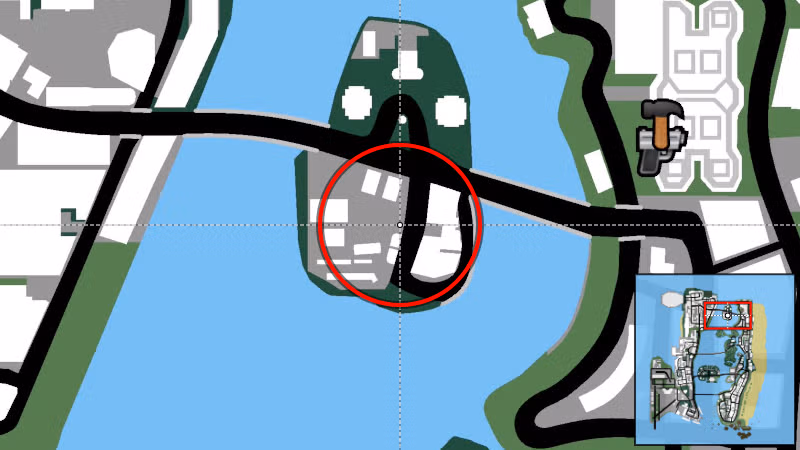 InterGlobal Studios - Map Location in GTA Vice City InterGlobal Studios - Map Location in GTA Vice City