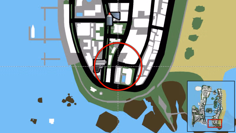 Ocean Heights Apartment - Map Location in GTA Vice City Ocean Heights Apartment - Map Location in GTA Vice City