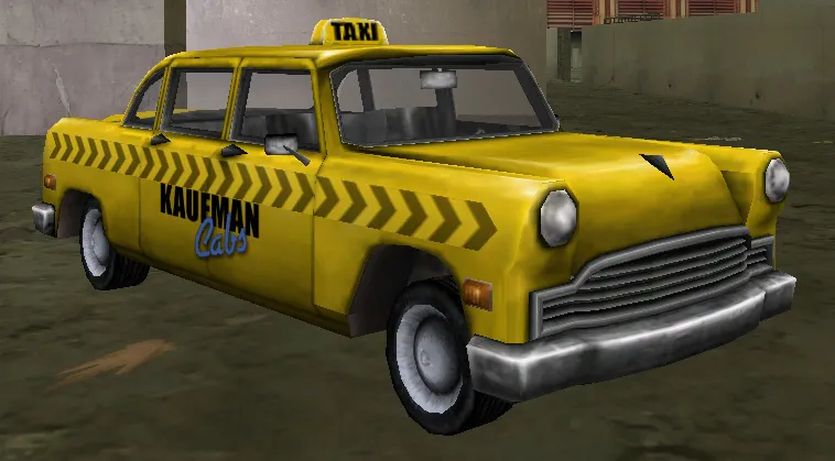 Kaufman Cab - GTA Vice City Vehicle