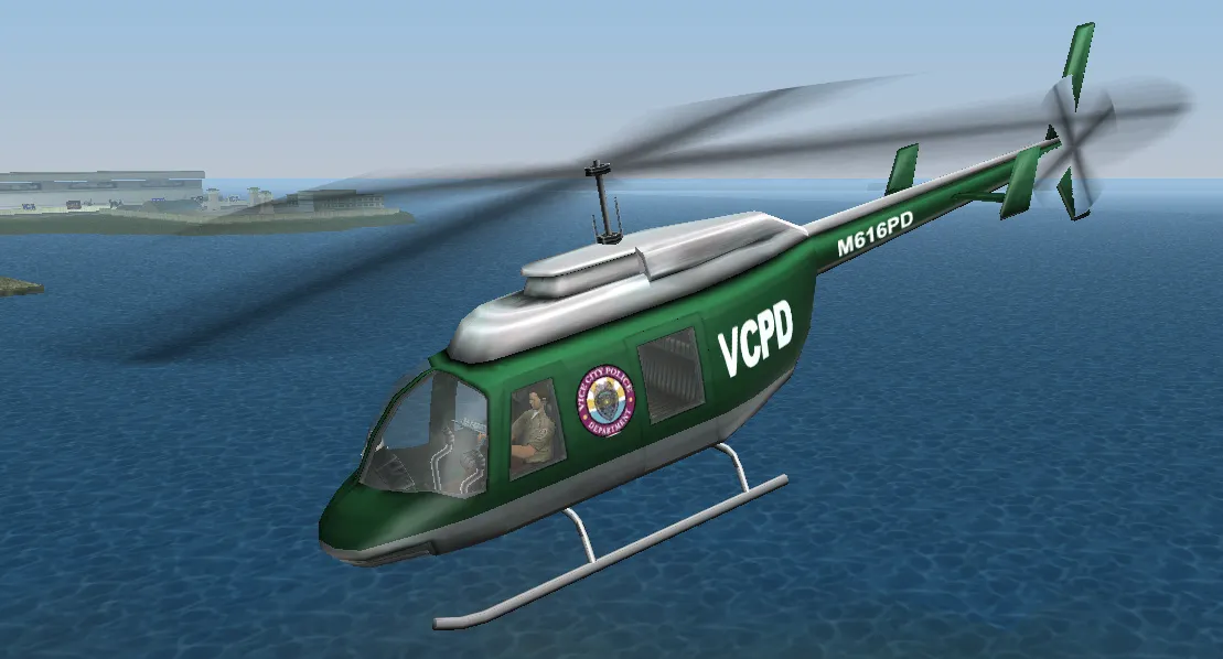 Police Maverick - GTA Vice City Vehicle