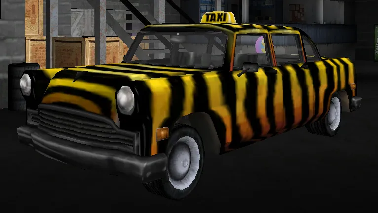Zebra Cab - GTA Vice City Vehicle