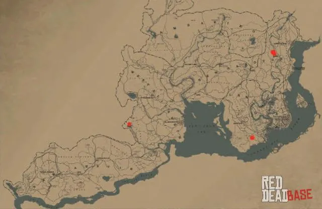 Little Brown Bat - Map Location in RDR2 Little Brown Bat - Map Location in RDR2