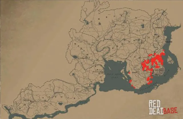 Great Blue Heron - Map Location in RDR2 Great Blue Heron - Map Location in RDR2