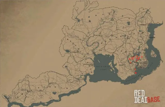 Carolina Parakeet - Map Location in RDR2