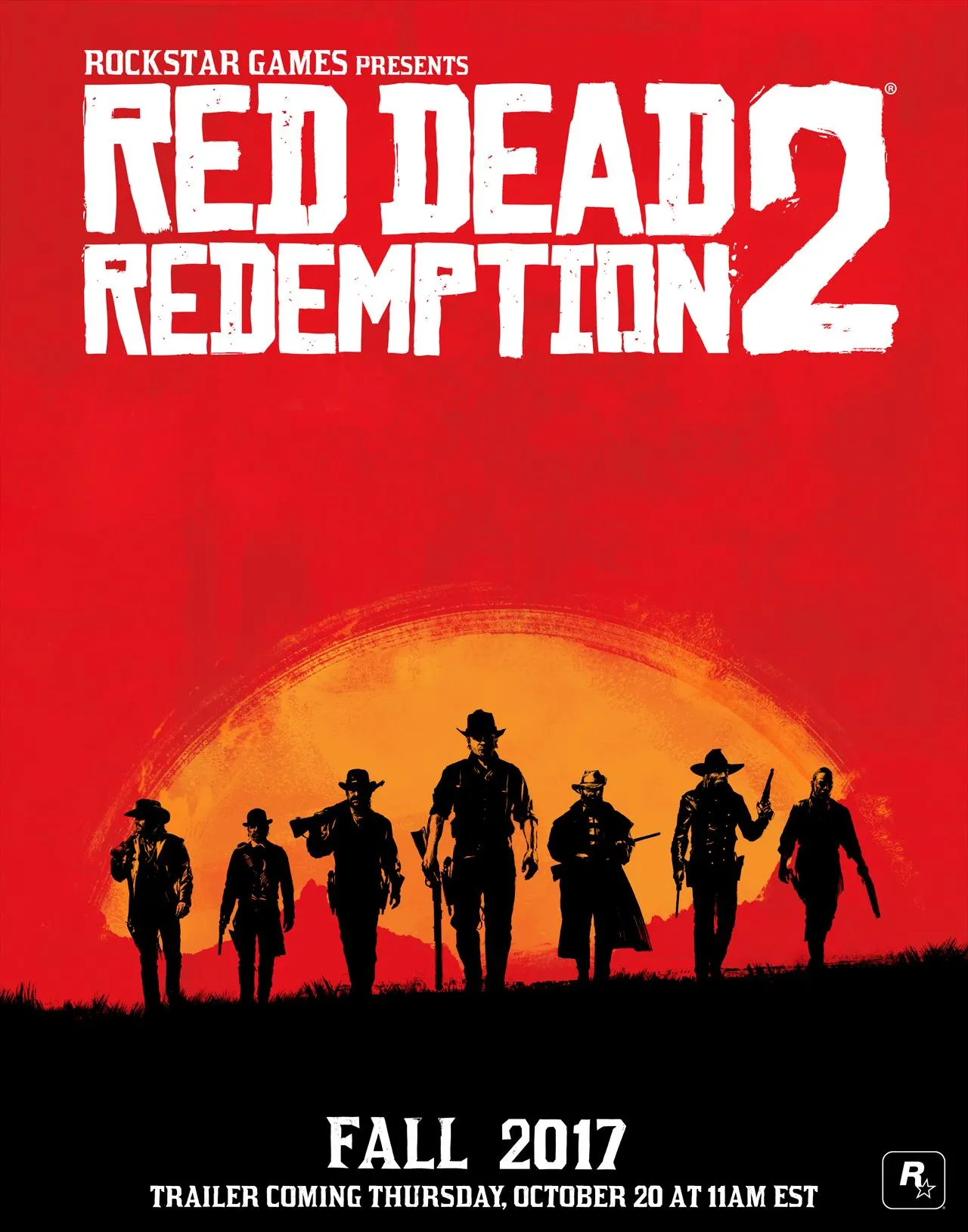 Red Dead Redemption 2 Announced - First Trailer Coming on October 20