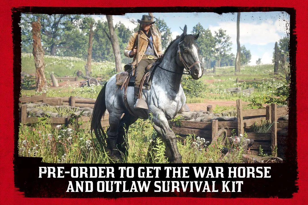 Iron Grey Ardennes (War Horse) - RDR2 Horse Iron Grey Ardennes (War Horse) - RDR2 Horse