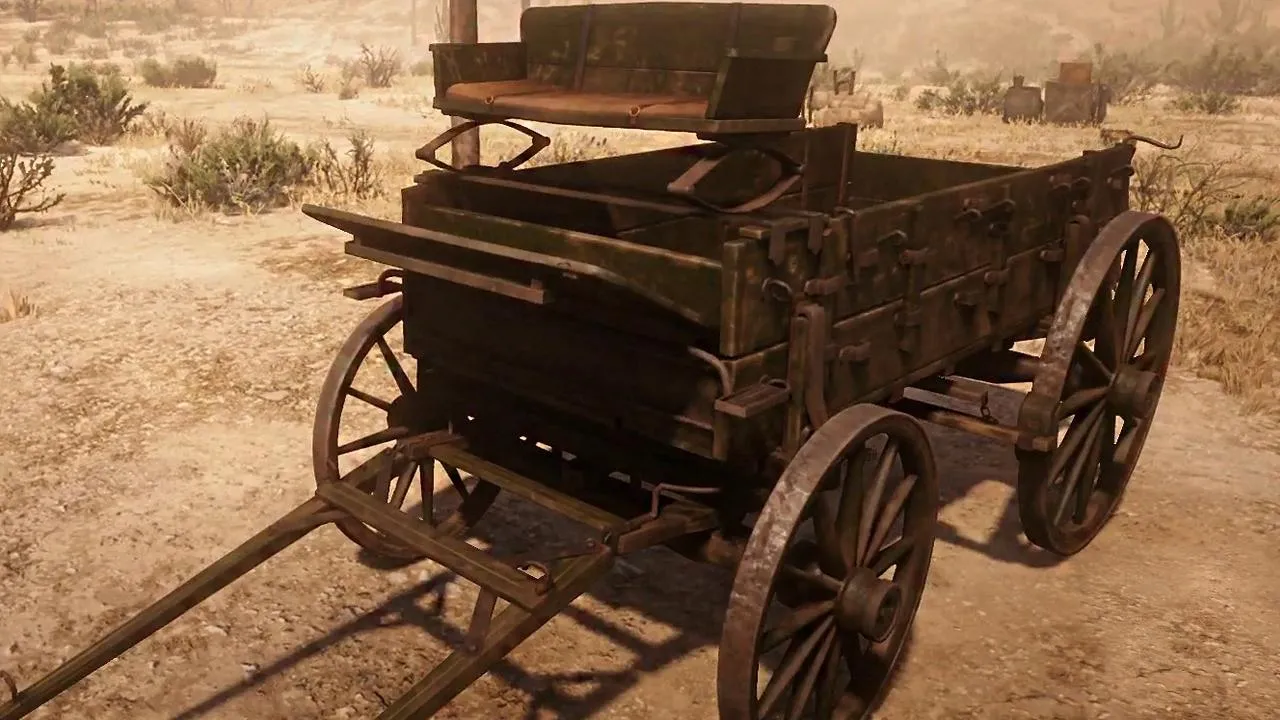 Large Delivery Wagon - RDR2 Vehicle