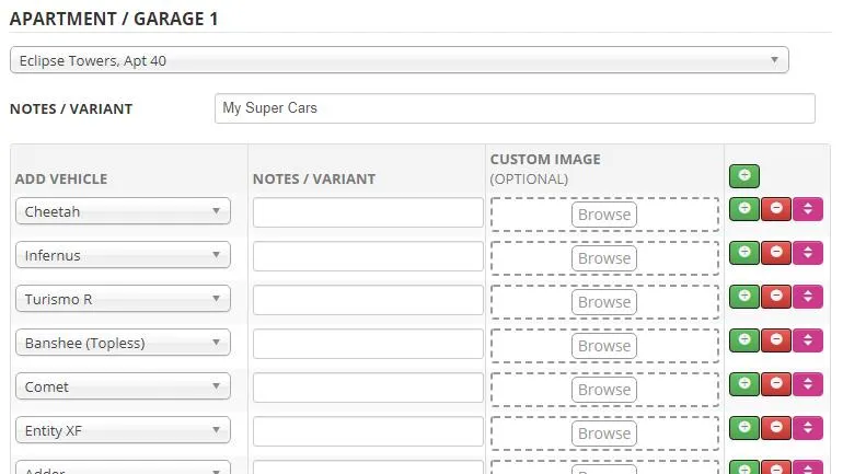 MyBase Garage Profile