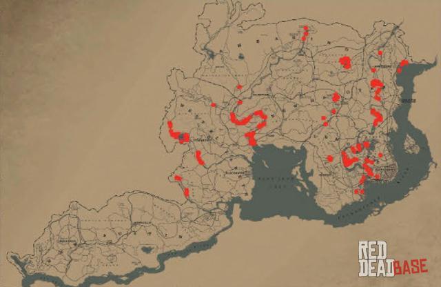 Pekin Duck - Map Location in RDR2 Pekin Duck - Map Location in RDR2