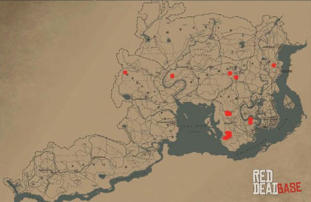Devon Ox - Map Location in RDR2 Devon Ox - Map Location in RDR2