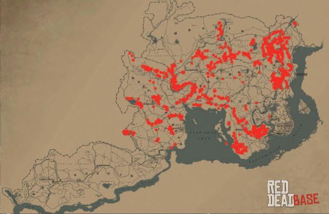 Red Robin Locations Map American Robin | Rdr2 Animals | Map Location & Where To Find