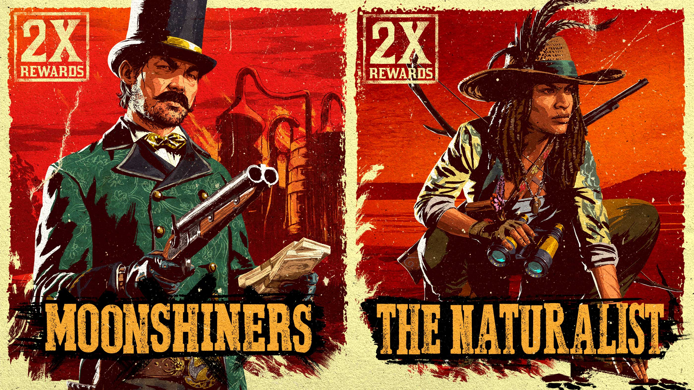 Red Dead Online Bonuses for Moonshiners and Naturalists & more