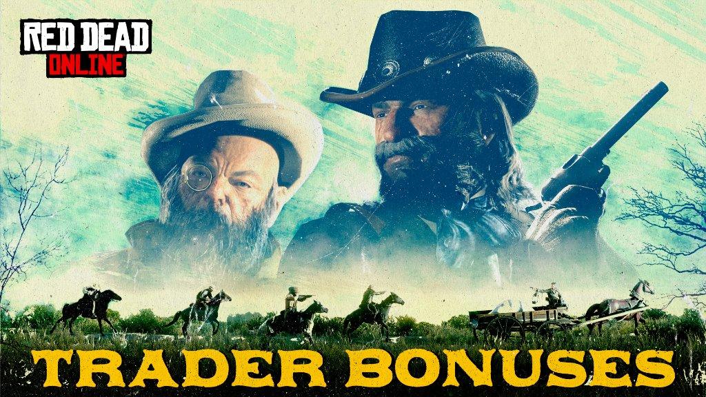 Red Dead Online Bonuses on Trader Sell Missions, Featured Series, Free Roam Missions &amp; more