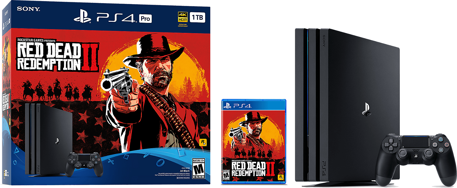 Red Dead Redemption 2 PS4 Pro bundle reveals game size