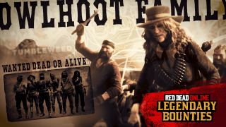 Red Dead Online "The Owlhoot Family" New Legendary Bounty Targets & more