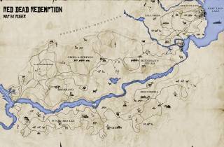 The Original Red Dead Redemption Map is in Red Dead Redemption 2
