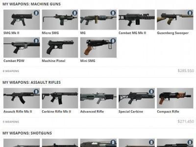 GTA Online Weapons