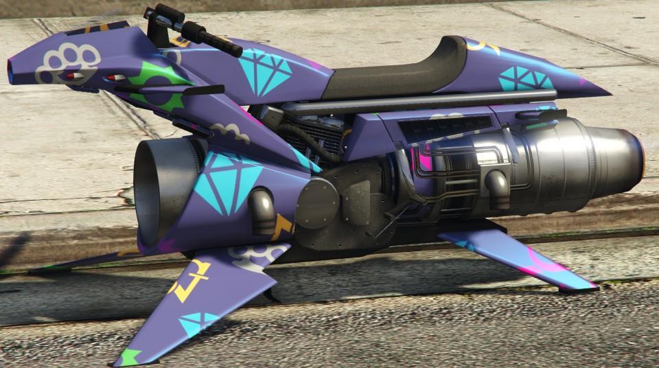 GTA 5 online летающий мотоцикл