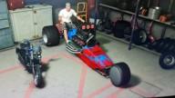 Rampant Rocket Tricycle: Custom Paint Job by Kenneth Dahl