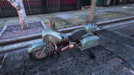 Police Bike: Custom Paint Job by Slim Lancaster