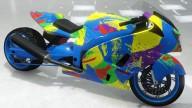 Hakuchou Drag Bike: Custom Paint Job by MysticZombie